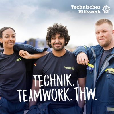 Technik Teamwork THW